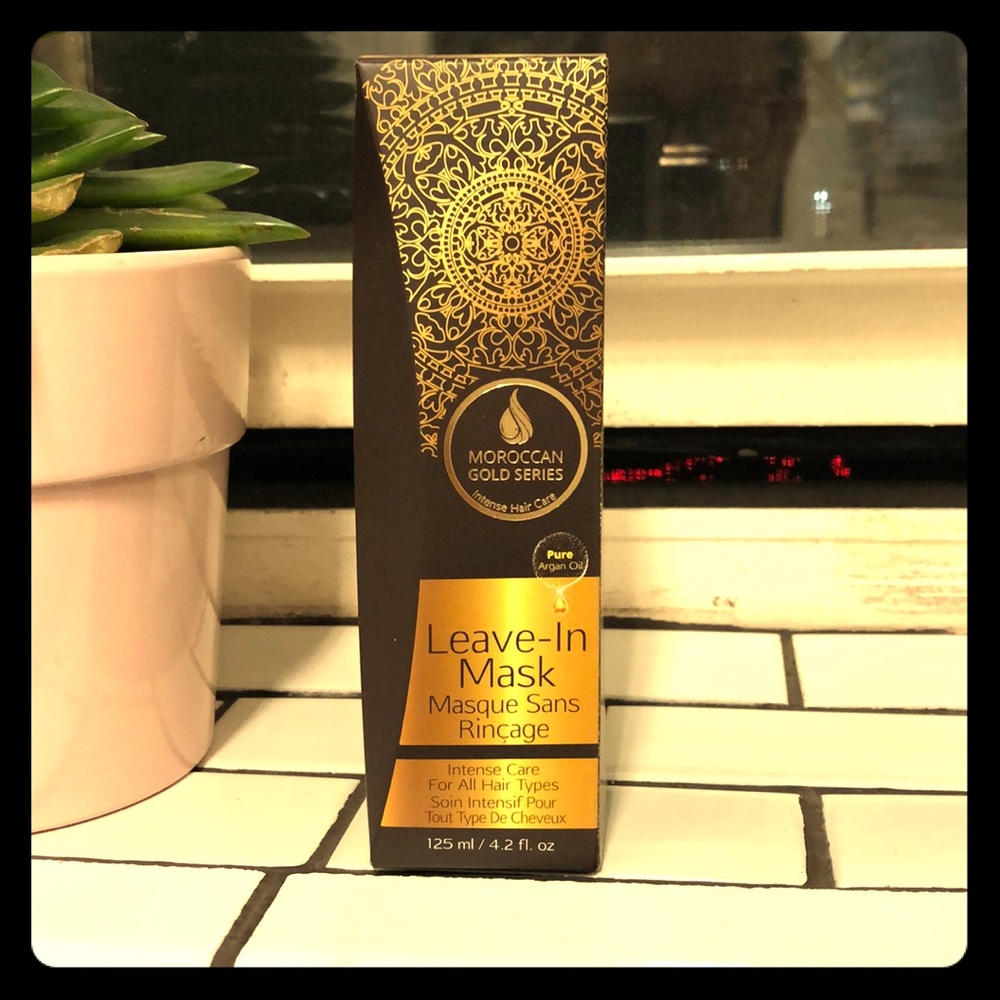 Moroccan leave-in hair treatment.